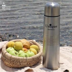 فلاسک استیل یونیک 1 لیتری مدل خط دار