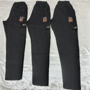 شلوار مردانه راحتی 4جیبه دمپا ساده سایز لارج تا 2ایکس لارج موجود است