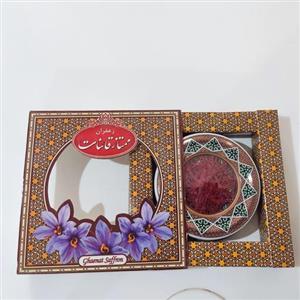 زعفران نگین یک مثقال درجه یک با قوطی فلزی صادراتی