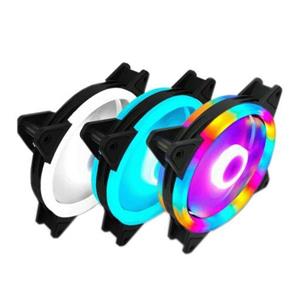 فن کیس LED پنج رنگ 12V سایز 12X12 مارک COOLMOON