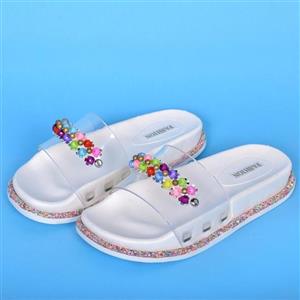 دمپایی دخترانه پاپا 3181 سفید سایز 26