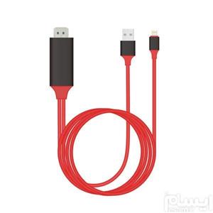 کابل تبدیل لایتنینگ به HDMI ارلدام مدل ET-W5 به طول 2 متر Earldom ET-W5 Lightning to HDMI cable 2m