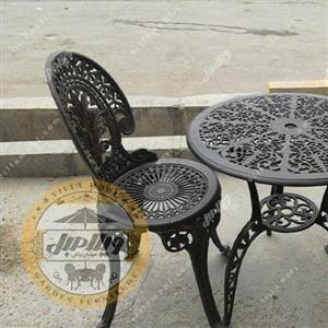 میز و صندلی طاووسی یا چکاوک آلومینیومی 2نفره\n\n
