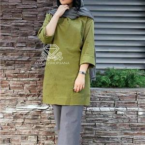 مانتو الیاف طبیعی گیپور( بدلیل تکسایز) با