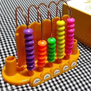 چرتکه آموزشی 5 ردیفه رنگی