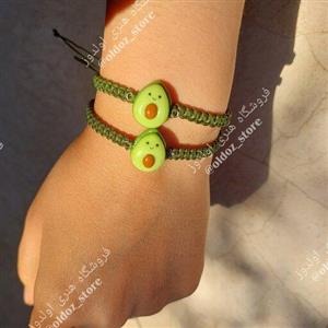 ست دستبند دوستی دونفره آووکادو، دستبند فانتزی، دستبند کیوت، دستبند آووکادو، ست دوستی، کاپلی، هدیه خاص  اکسسوری ست