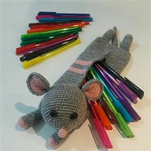 جامدادی موش  بافتنی پونه بافتنی محکم و خوب جادار