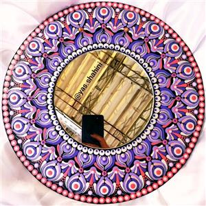 اینه دیواری رنگی رنگی