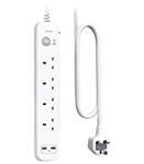 چند راهی و محافظ برق 2 متری انکر Anker 6-in-1 USB Power Strip A9141