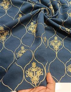 پارچه کرسپو خامه دوزی