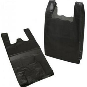 نایلون  مشکی دسته دار  مشکی 37 در 47 بسته یک کیلو گرمی