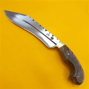 چاقو زنجان چاقو فولادی زنجان چاقو طرح گورخا زنجان دست ساز و فولادی