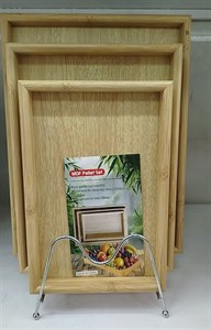 سینی سه تیکه بامبو