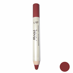 رژلب مدادی مودا مدل waterproof lipstick شماره L127 Moda Waterproof Lipstick 