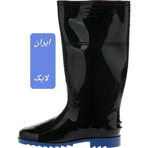چکمه مردانه بلند چکمه مشکی  بلندپلاستیکی چکمه مشکی چکمه ایمنی باغبانی  چکمه مشکی چکمه مردانه