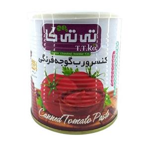 رب گوجه فرنگی غلیظ طبیعی تی تی کا وزن 800گرم 