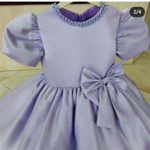 پیراهن عروسکی پرنسسی زیبا دخترونه با تن پوش شیک و دوخت تمیز مناسب 2 تا 6 سال