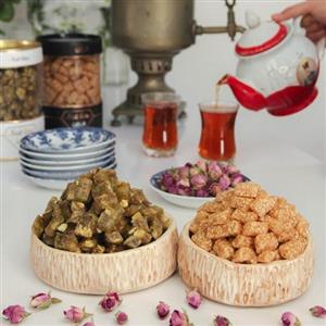 آبنبات قیچی پر پسته ( 600 گرمی ناتلاین)