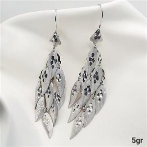 گوشواره جواهری نقره 925 آبکاری طلا کیفیت تضمینی 