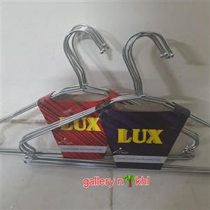 چوب لباسی6 عددی فلزی ضخیم مشکی و استیل