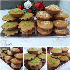 کیک یزدی خانگی پخت به سبک حاج خلیفه یزدی 900 گرم 