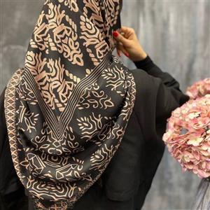 روسری نخی کشمیر قواره 120 دور دست دوز