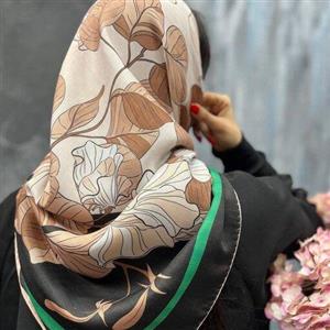 روسری نخ کشمیر قواره 120 دور دست دوز
