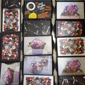 سینی نشکن آشپزخانه مستطیلی-مدل دسته دار مستطیلی-جنس پلاستیک فشرده