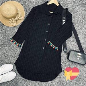 مانتوزنانه آستین منگوله جنس کراش دارای رنگبندی بی نظیرفری سایز از 36 تا42  به تمام نقاط کشورپوشاک زنانه نرگس