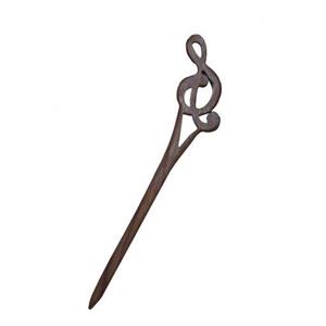 گیره مو چوبی کلید سل ویژه موزیسین ها ( حدود 17 سانت )