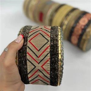 نوار سوزندوزی هندی( خرجکار) (یراق مانتو و لباس مجلسی)