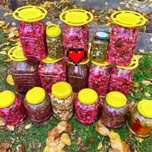 ترشی هفت بیجار با سرکه خانگی (1000 گرم)