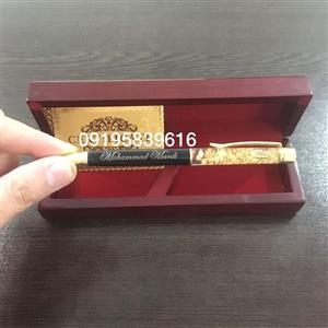 خودکار روکش طلای 24عیار با شناسنامه  و امکان حک اسم