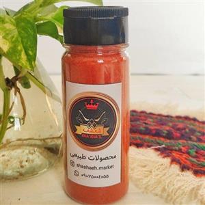 فلفل قرمز تند و آتشی سوپر پرمیوم 80 گرمی (فلفل هندی)(بسته ادویه پاش)