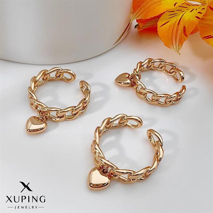 انگشتر ژوپینگ با آویز قلب