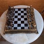 شطرنج رومیزی برنز  انتیک