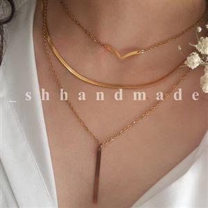 گردنبند سه ردیفه