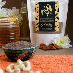 غذای کودک برنج قهوه ای و بادام هندی پک 300 گرمی بن به