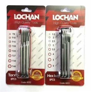 آچار  آلن ستاره ای برندLOCHAN لوچان فوق‌العاده عالی وباکیفیت مناسب کارهای سنگین
