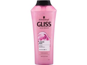 شامپو ترمیم کننده مو گلیس مدل liquid silk حجم 400 میل