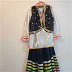لباس محلی زنانه گیلانی و زیبا سکه دوزی شده+سربند