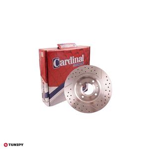 دیسک ترمز  سوراخدار جلو پژو 405  پارسSLX کاردینال