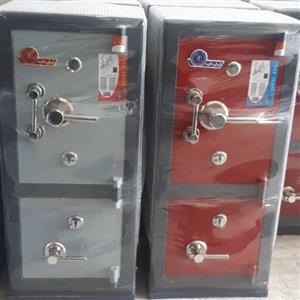 گاوصندوق یک‌متری  دو طبقه یا دو درب بدون رمز