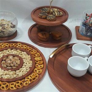 ست پذیرایی چوبی ست چوبی ظروف چوبی
