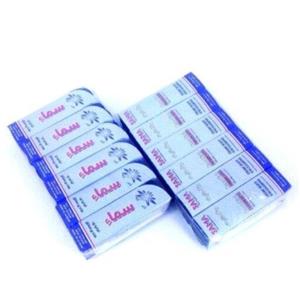 جوراب پارزین زنانه نخ ده و 20 دو رنگ کرم و مشکی دو ربع