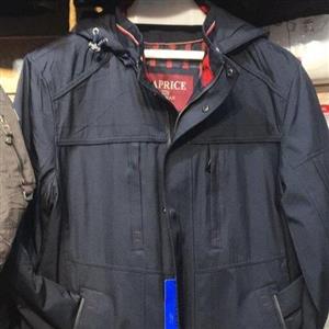 کاپشن مردانه کاپریس دولایه(لایه داخلی جدا شونده)بسیار با کیفیت