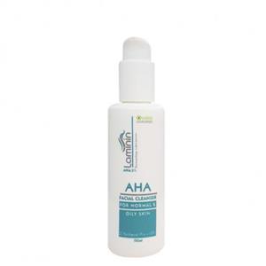 ژل شستشوی صورت حاوی 5% AHA لامینین مناسب پوست های معمولی و چرب 150 میلی لیتر Laminin AHA 5% Facial Cleanser 150 ml