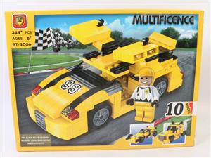 لگو ماشین مسابقه 10 مدل 344 قطعه برند BT سایز بزرگ