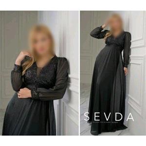 لباس مجلسی مدل جلوه بلند و پوشیده سایزبندی از 38 الی 52 رنگبندی ژورنال