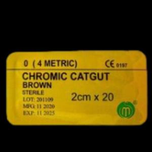 نخ امبدینگ CATGUT کات شده سایز صفر  20عددی گروه پزشکی داتین